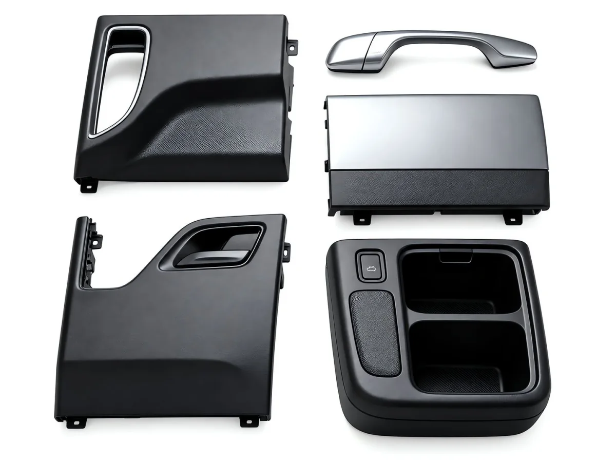 Color consistency samples for automotive interior wrapped parts