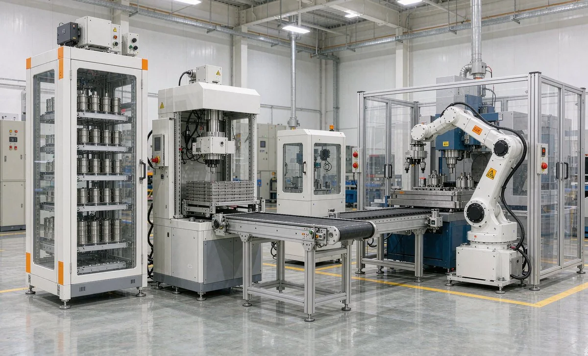 Automation equipment: station for complete machine assembly and factory inspection of automation equipment