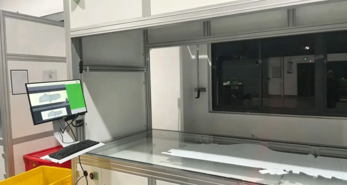 Airbag Cut Piece Inspection Station