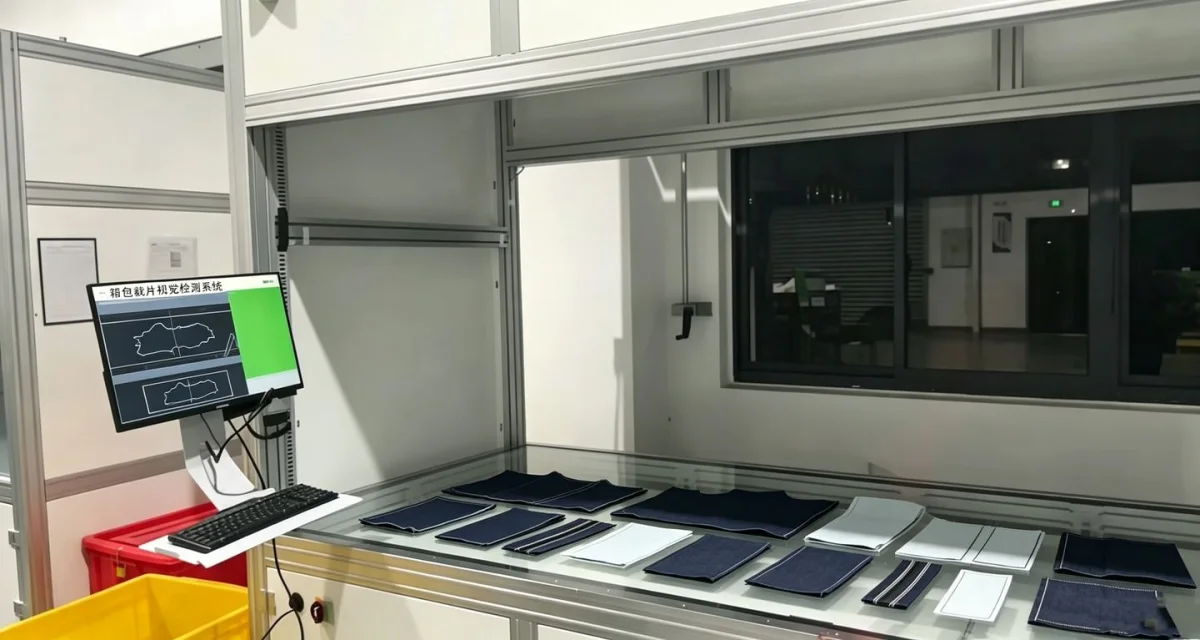 Garment Cut-Piece Inspection Station