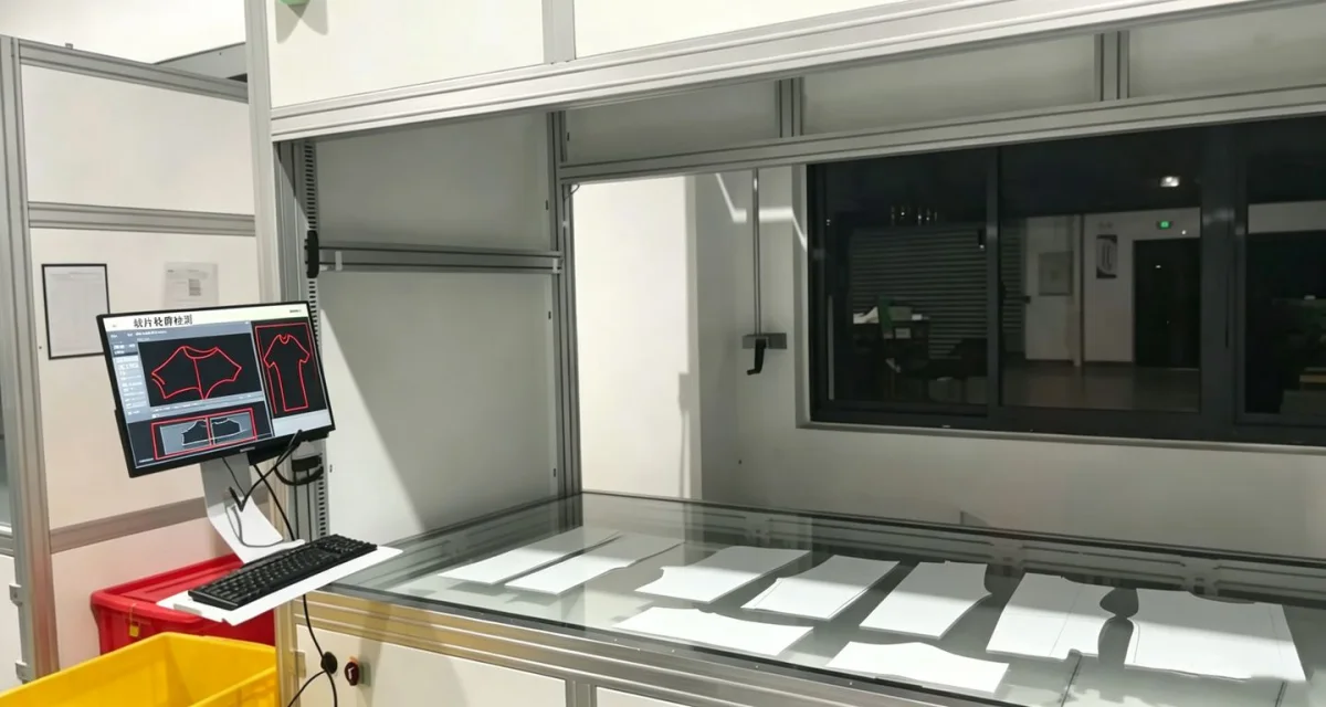 Garment Cut-Piece Inspection Station