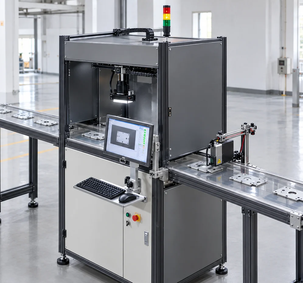 Hardware Fasteners: Fastener Thread and Appearance Inspection Station